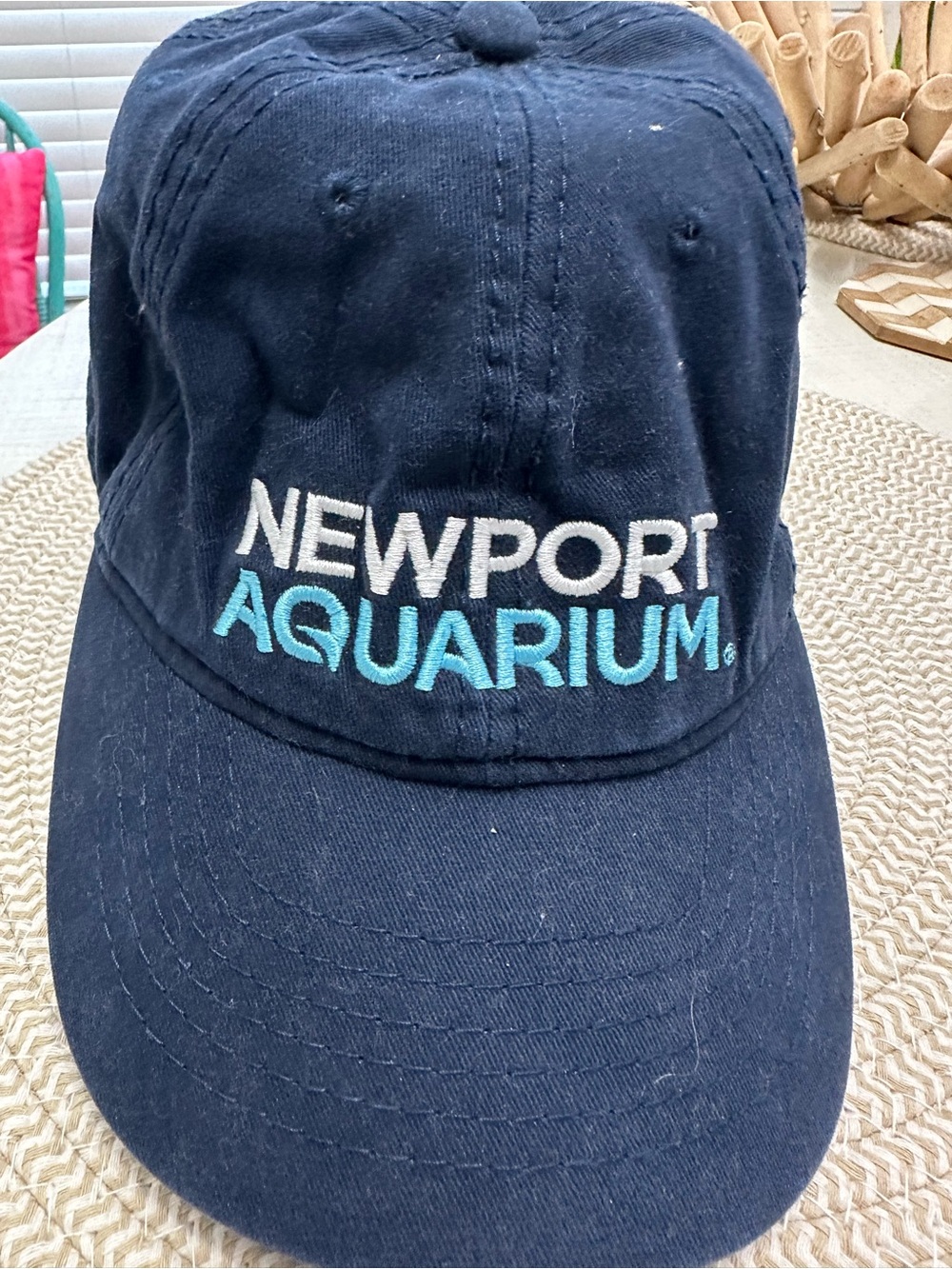 Navy Embroidered Baseball Cap